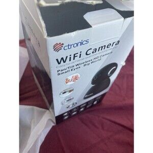 NWB  Ctronics Indoor Wi-Fi Camera - Black